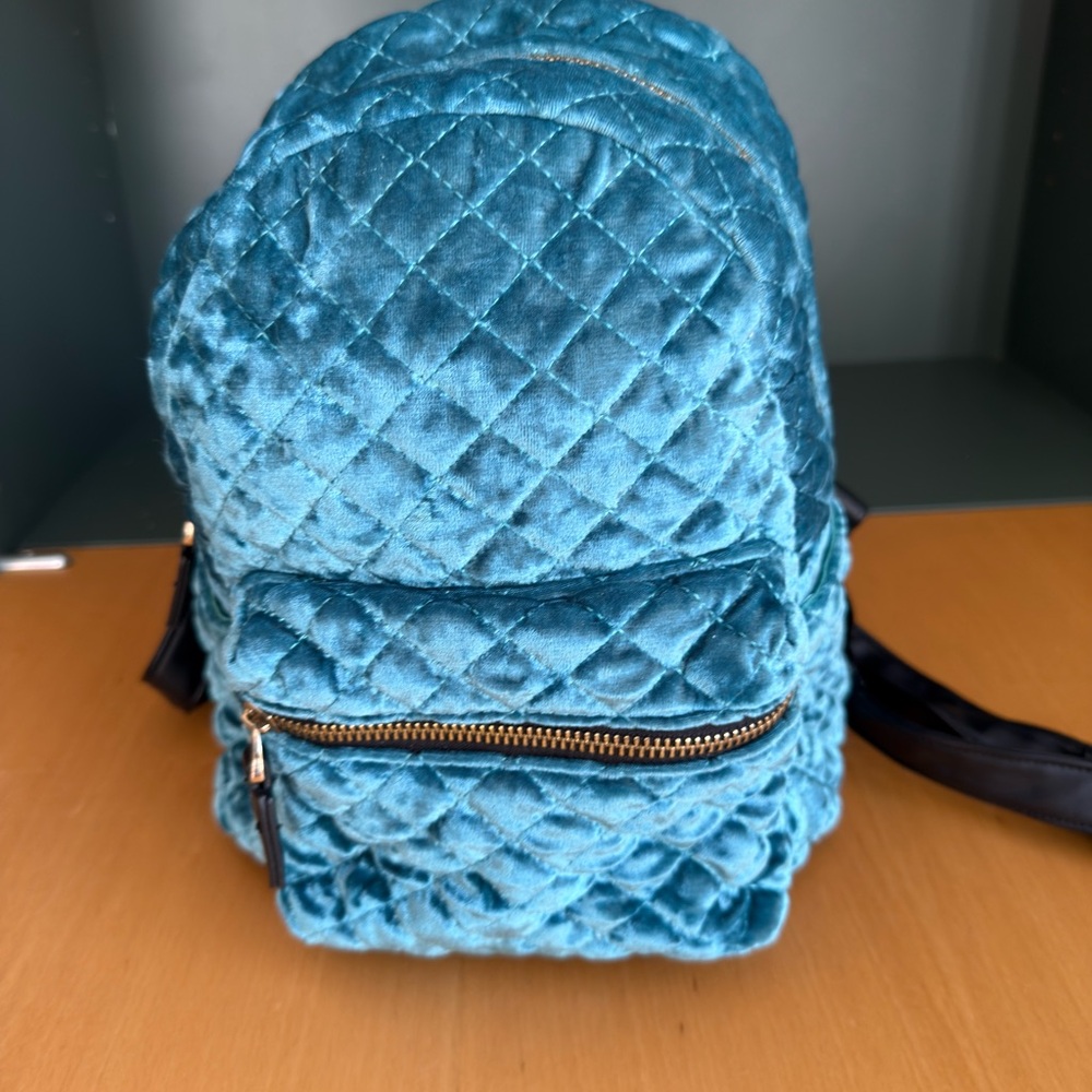 Dream Control Quilted mini backpack  Teal